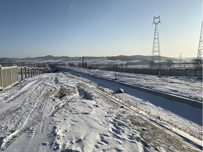 牡丹江在建铁路路基多点非接触分时监测